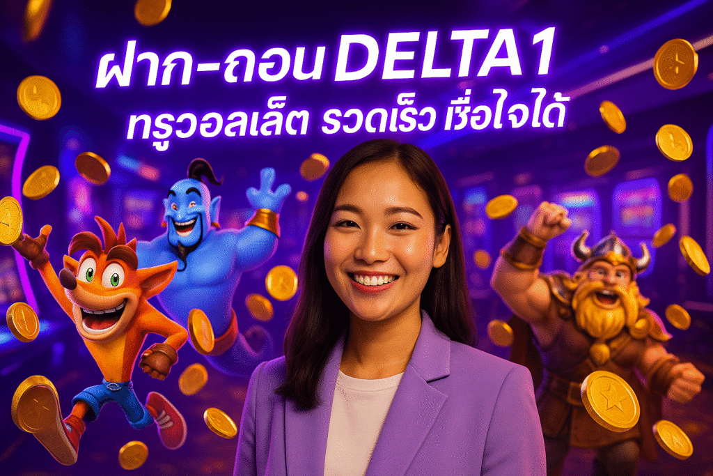 ฝาก-ถอน DELTA1 ทรูวอลเล็ต รวดเร็ว เชื่อใจได้